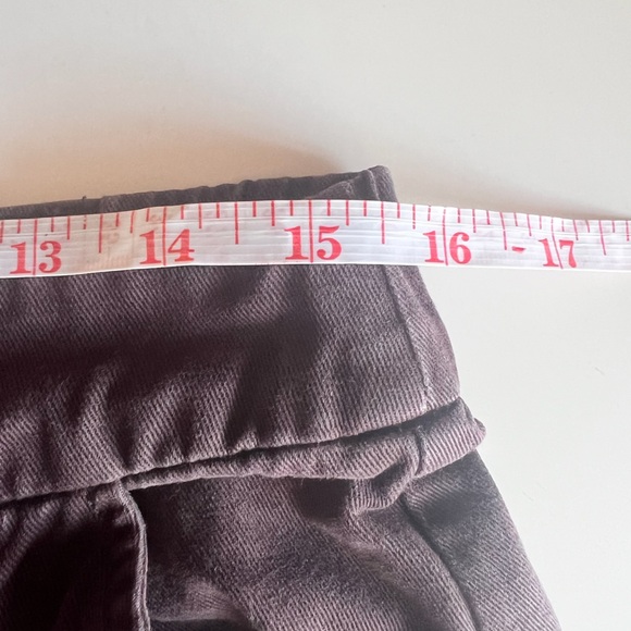 Tna Ladies Large Dark Brown Cargo Pants Straight Leg Utility Pockets Belt Loops - Picture 10 of 12